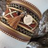 Manchettes / Bracelets - XL - Collection FETE - BRELOQUES A MESSAGES - indian style - by l'atelier de moka
