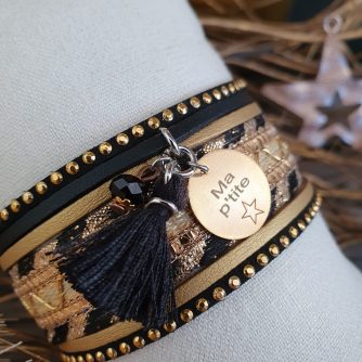 Manchettes / Bracelets - Médium - Collection FETE - BRELOQUES A MESSAGES - indian style - by l'atelier de moka
