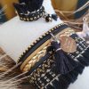 Manchettes / Bracelets - Médium -MESSAGE - Collection FETE - BRELOQUES A MESSAGES - indian style - by l'atelier de moka