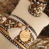 Manchettes / Bracelets - Médium- Collection FETE - BRELOQUE A MESSAGE - indian style - by l'atelier de moka