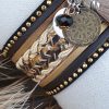 Manchettes / Bracelets - Médium- Collection FETE - BRELOQUE A MESSAGE - indian style - by l'atelier de moka