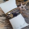 Manchettes / Bracelets - Médium- Collection FETE - BRELOQUE A MESSAGE - indian style - by l'atelier de moka