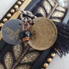 Manchettes / Bracelets - Médium- Collection FETE - BRELOQUE A MESSAGE - indian style - by l'atelier de moka