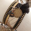 Manchettes / Bracelets - Médium- Collection FETE - BRELOQUE A MESSAGE - indian style - by l'atelier de moka