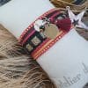 Manchettes / Bracelets - Médium- Collection FETE - BRELOQUE A MESSAGE - indian style - by l'atelier de moka