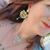 Collection MASKALI - Boucles d'oreilles demi Lune - Bohème CHIC -