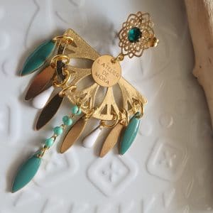 Collection MASKALI - Boucles d'oreilles demi Lune - Bohème CHIC -